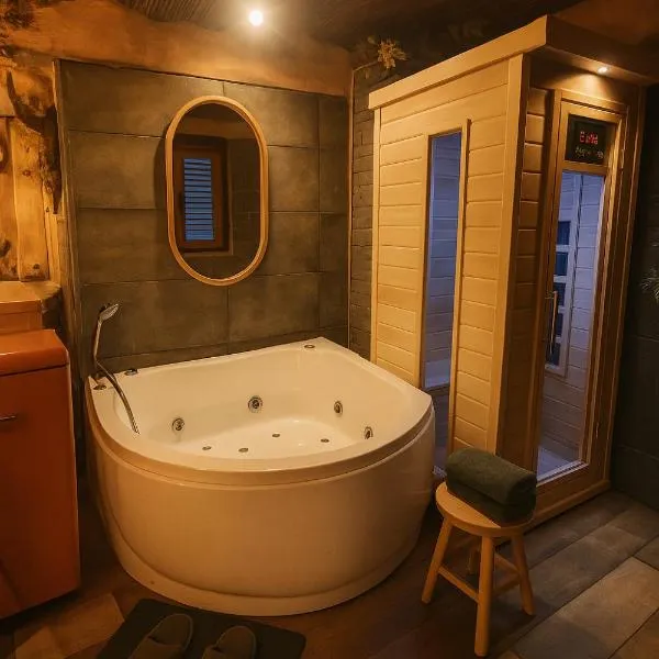 Captain's Jacuzzi&sauna，位于Condé-Sainte-Libiaire的酒店