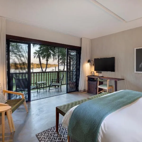 The David Livingstone Safari Lodge & Spa，位于利文斯顿的酒店