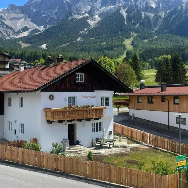 ZugspitzApps,Villa SONNENSCHEIN，位于埃尔瓦尔德的酒店