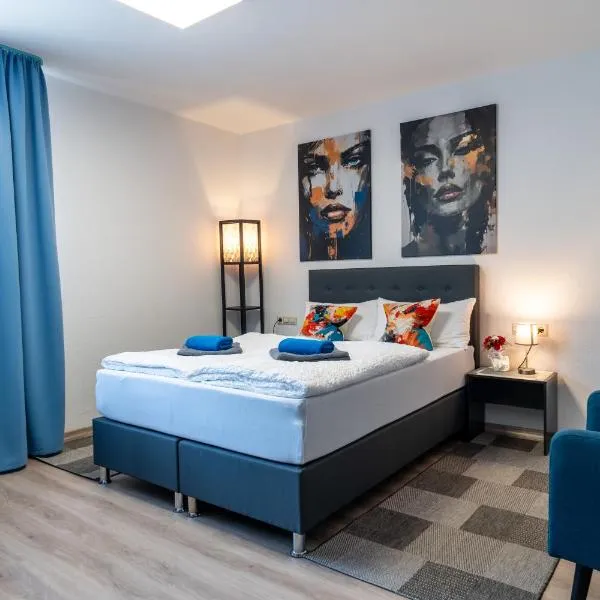 NEW Gästehaus Flora,Kitchen,TV,Free Parking,near Europa Park and Strasbourg，位于Hohberg的酒店