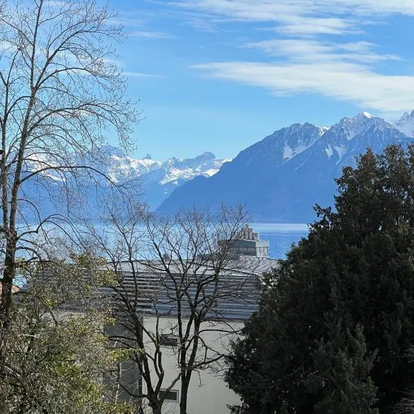 Charming apartment near the Lake Geneva，位于洛桑的酒店