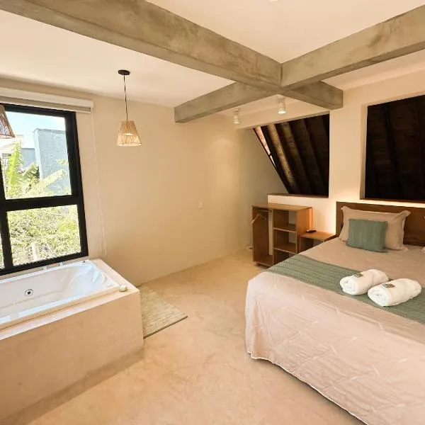 Refúgio na Natureza com hidro - Mariscal 09，位于邦比尼亚斯的酒店