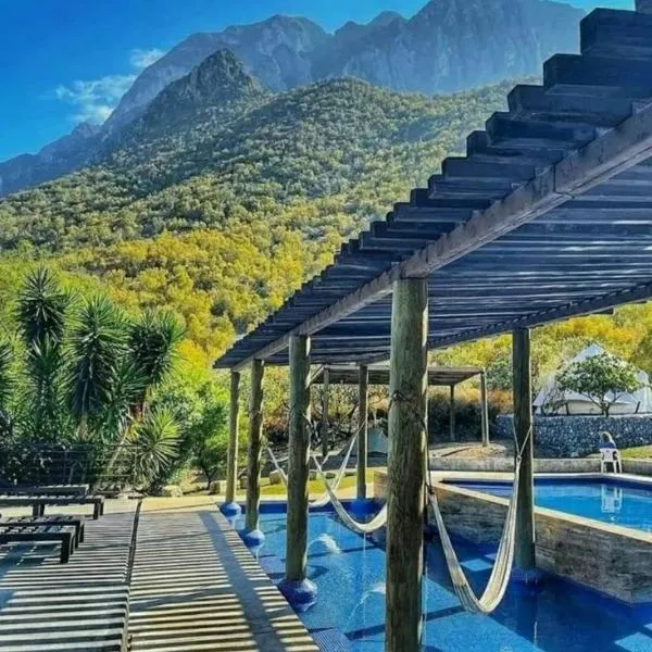 La Posada en el Potrero Chico，位于Hidalgo的酒店