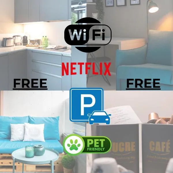 Locarno Center - Free Parking, Netflix and WiFi，位于洛迦诺的酒店