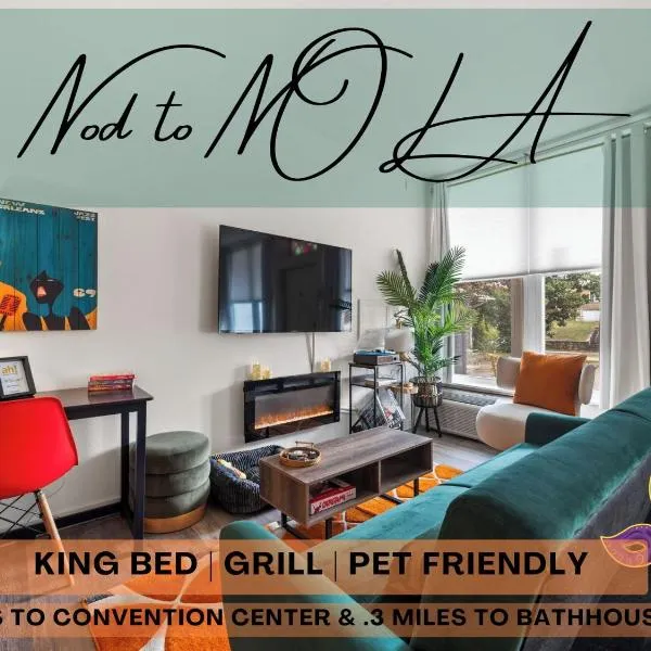 Pet friendly downtown studio!，位于温泉城的酒店