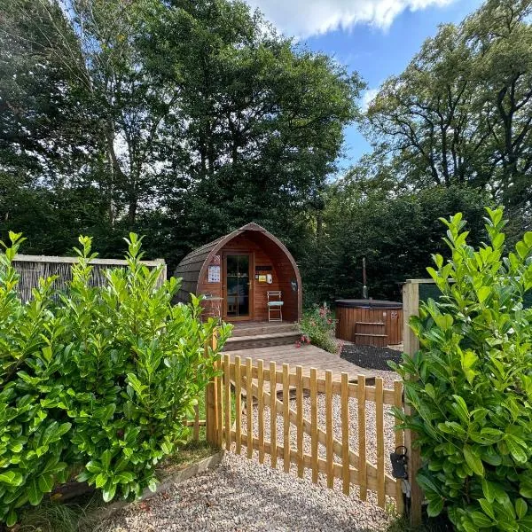Smart glamping site in longtown, with veiws of the Black Mountains，位于Longtown的酒店