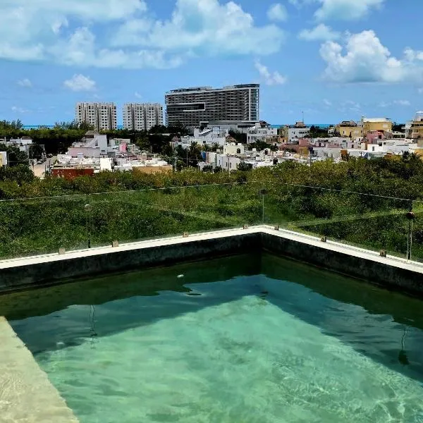 Mangle 13 Modern Apartments-Rooftop pool, close to Ferry，位于坎昆的酒店