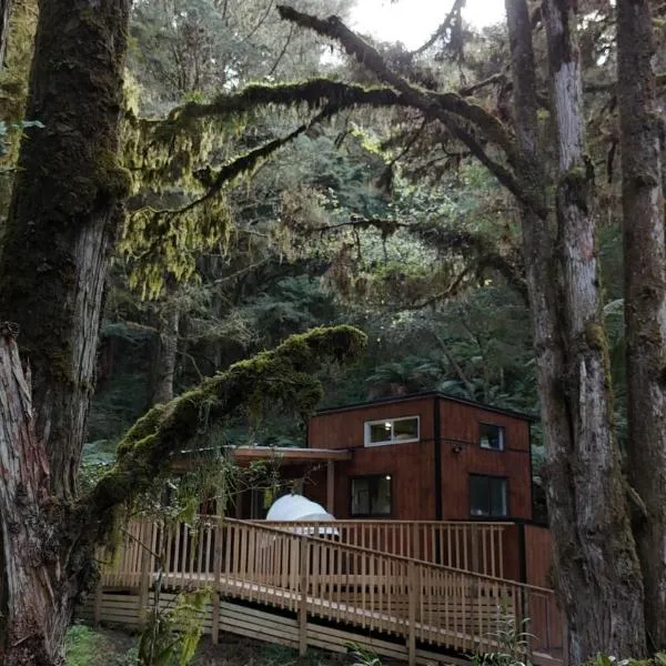 Wonderforest 2 Bedroom Tiny house Ruapehu Unique Stays，位于陶马鲁努伊的酒店