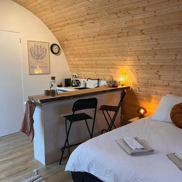 Luxurious Tiny House with HotTub，位于Rijsenhout的酒店