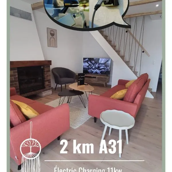 Maison avec borne de recharge N2，位于Rolampont的酒店