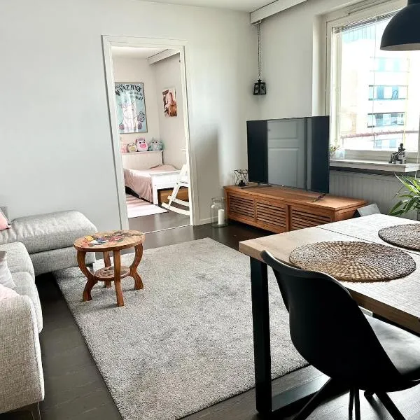 Valoisa 44,5 m2 kaksio Lahden keskustassa，位于拉赫蒂的酒店