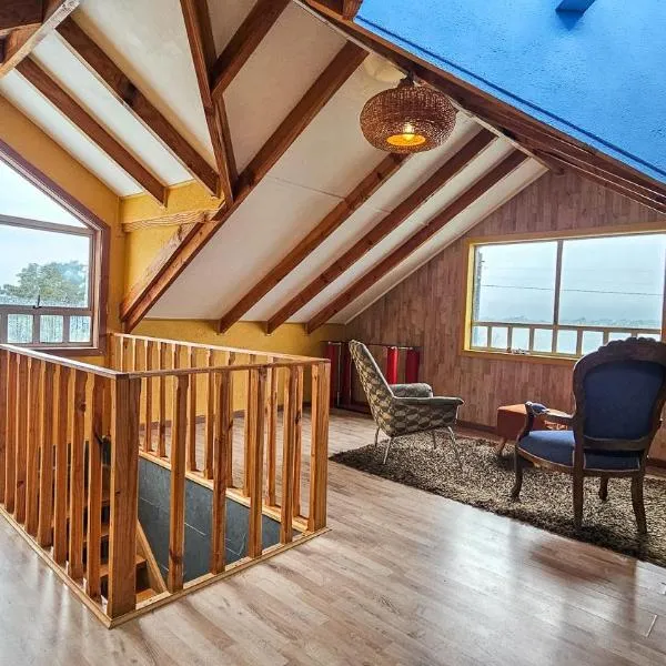 Lodge playa pupelde, Ancud，位于Mecura的酒店