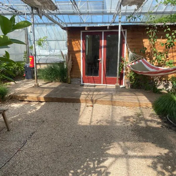 Unique Tiny House close to Ams Airport with Hottub，位于Rijsenhout的酒店