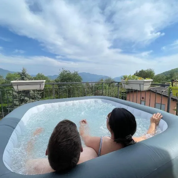 Zen serenity sauna & spa retreat - happy go lucky，位于Gravesano的酒店