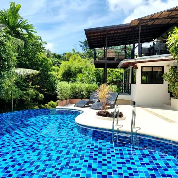 Modern 4 BDR Villa, privat Pool, Walk Beach，位于苏梅岛的酒店