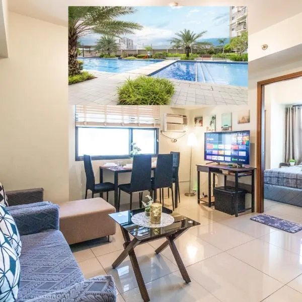 NEW and COZY! Good for 1-5 Guests, 1BR, free Pool & Gym, Kids Place and Billard in Horizon 101，位于宿务的酒店