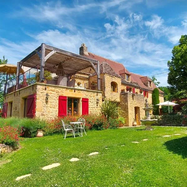 Gîte Les Pierres Blondes，位于Groléjac的酒店