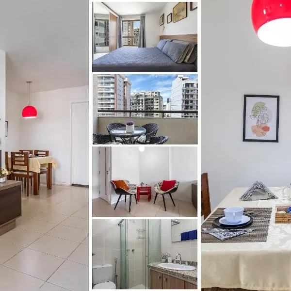 Suite, 2quartos, cozinha completa, varandão, 2 vagas de garagem，位于尼泰罗伊的酒店