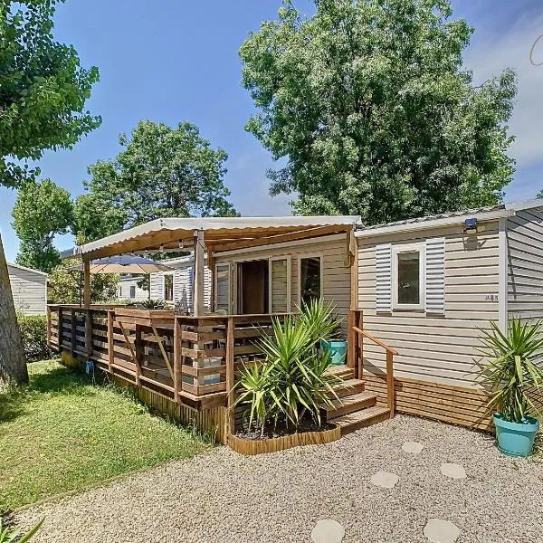 Grand Mobil home 3chbr 2sdb camping La Carabasse，位于维亚斯的酒店
