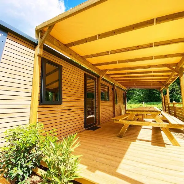 Camping le Pré des Moines，位于古维约的酒店