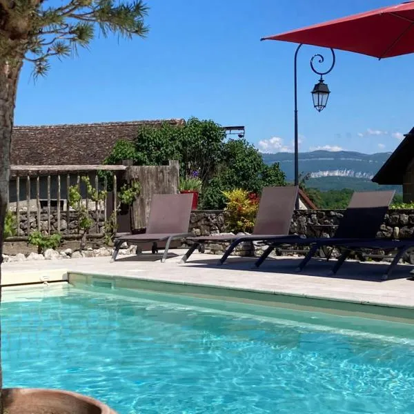 Le Clos Bô-m，位于Marignieu的酒店