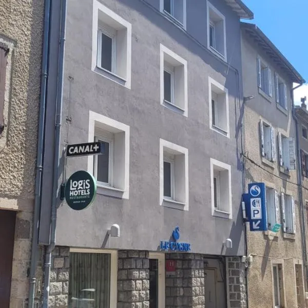 Logis Hotel Restaurant Le Cygne，位于Yssingeaux的酒店
