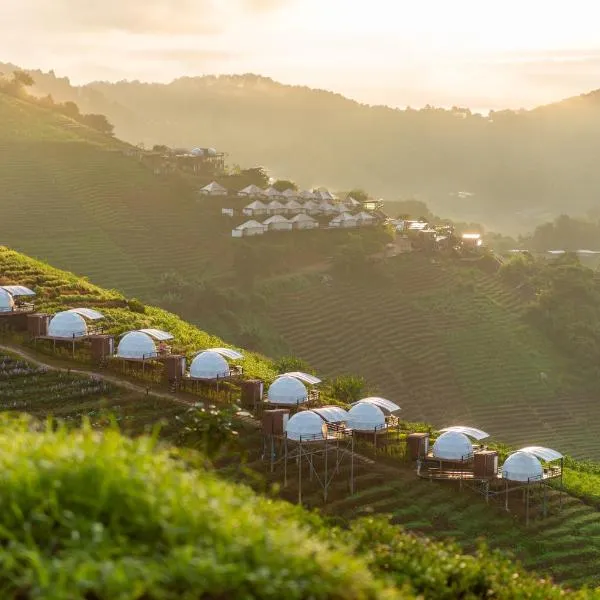 The View Homestay Monjam เดอะวิว โฮมสเตย์ม่อนแจ่ม，位于Mon Jam的酒店