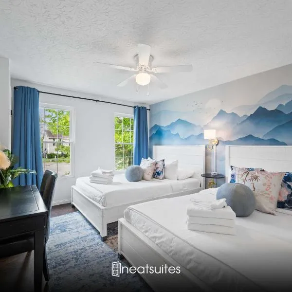 2BR Condo Near Ark for 6 Guests - Free Parking,位于威廉斯敦的酒店