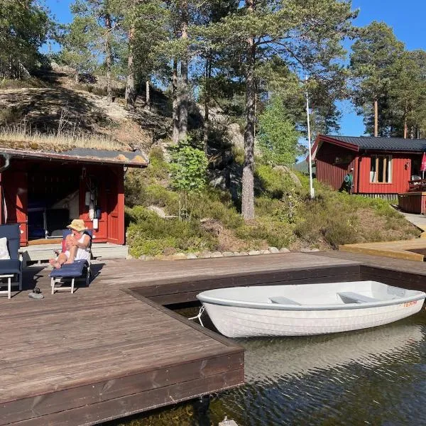 Sommeridyll i vannkanten，位于Bygland的酒店