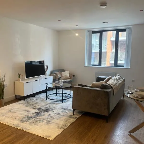 Modern 2-Bed Apartment in Jewellery Quarter，位于伯明翰的酒店