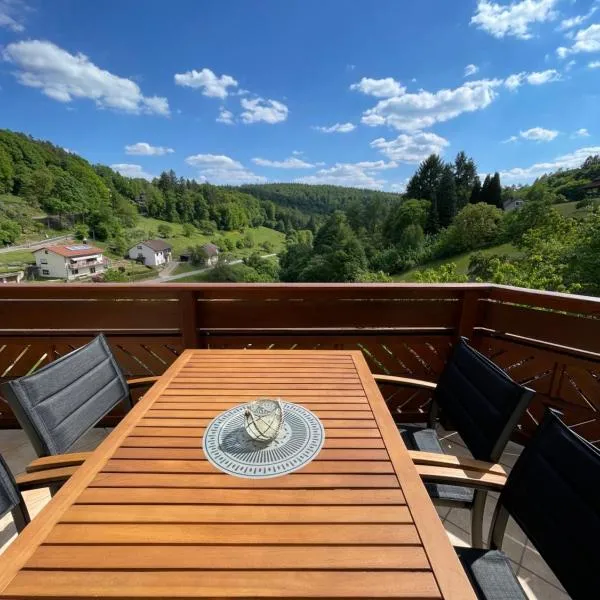 Fewo Anna - ruhig gelegen, mitten in der Natur, unmittelbar am Neckarsteig，位于内卡尔斯泰纳的酒店