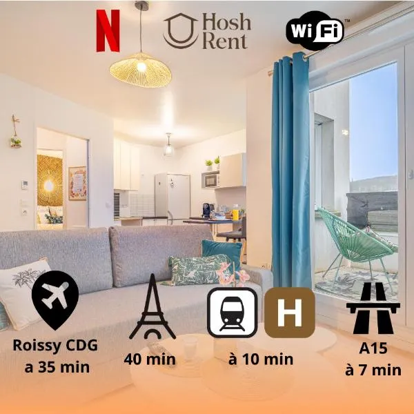 Tropical nest - Taverny - Ligne H，位于塔韦尔尼的酒店