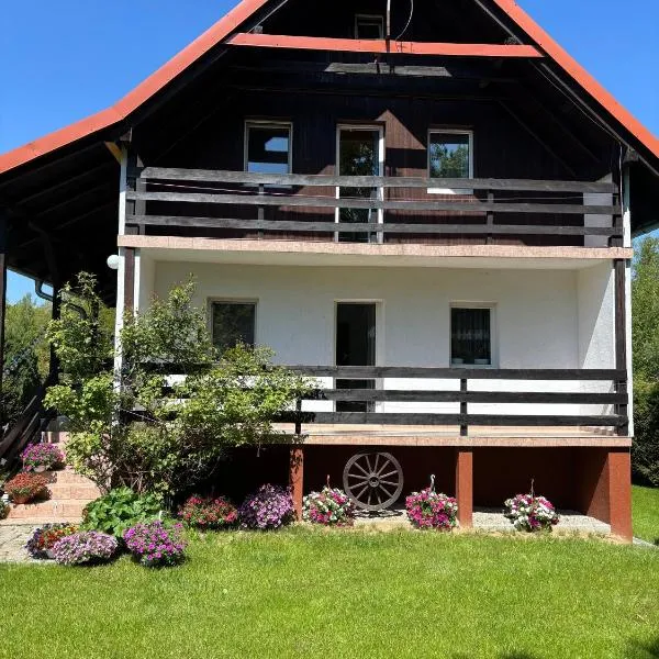 Mazurskie Zacisze - sauna, jacuzzi, kominek，位于Trygort的酒店