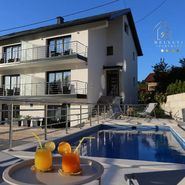 Helvetia Apartments，位于亚伊采的酒店