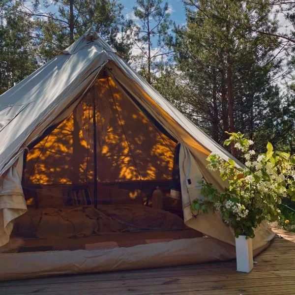 Tikavälja glamping，位于Kiriku的酒店