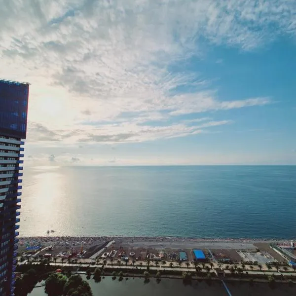 batumi ORBI CITY panoramic view，位于Itʼkhvisi的酒店