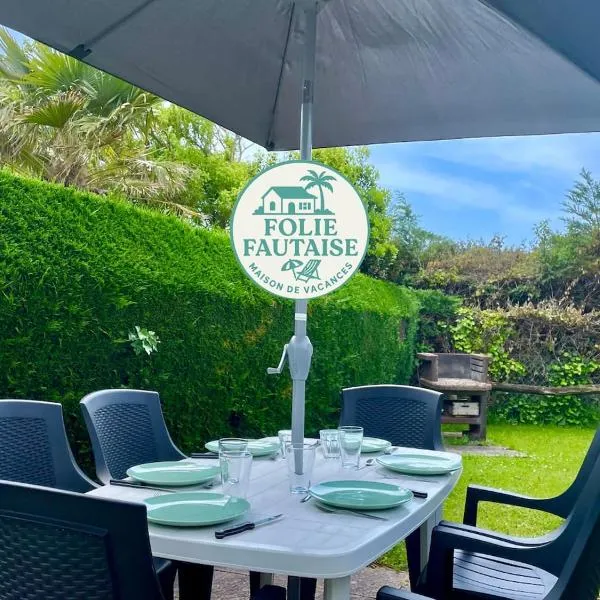 La Folie Fautaise - 500 m Beach - Pool，位于L'Aiguillon-la-Presqu'île的酒店