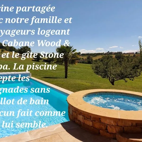 Gite Stone & Spa，位于Chasselay的酒店