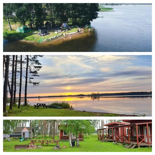 Lazdininku poilsiaviete (Camping)，位于Darbėnai的酒店