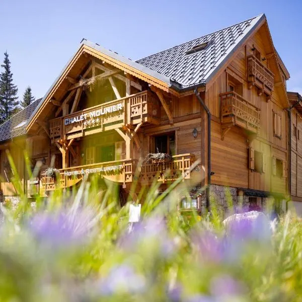 Hôtel Chalet Mounier，位于莱德萨阿尔卑斯的酒店