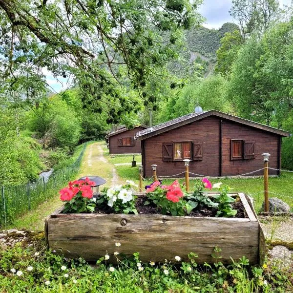 LES CHALETS de MONTORGUEIL，位于Saurat的酒店