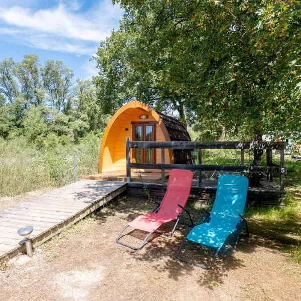 Camping du Moulin de Thoard，位于Thoard的酒店