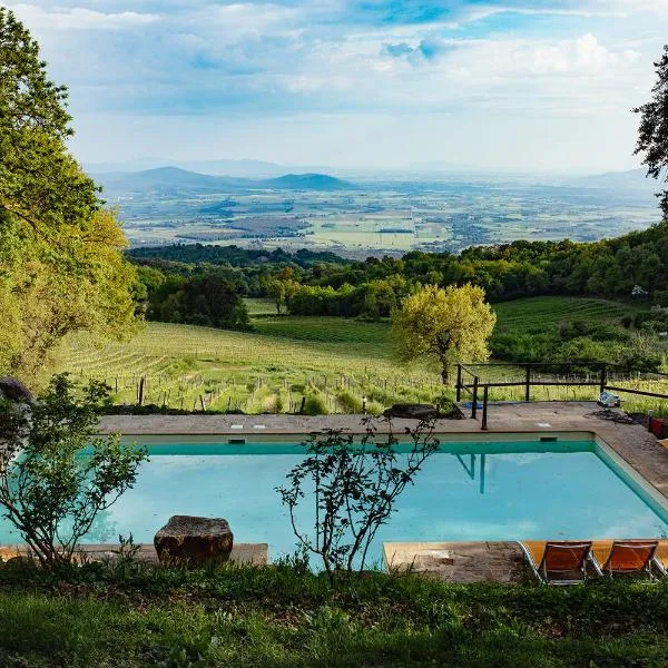 VALDONICA WINERY Fine Dine & Wine Hotel，位于Sassofortino的酒店