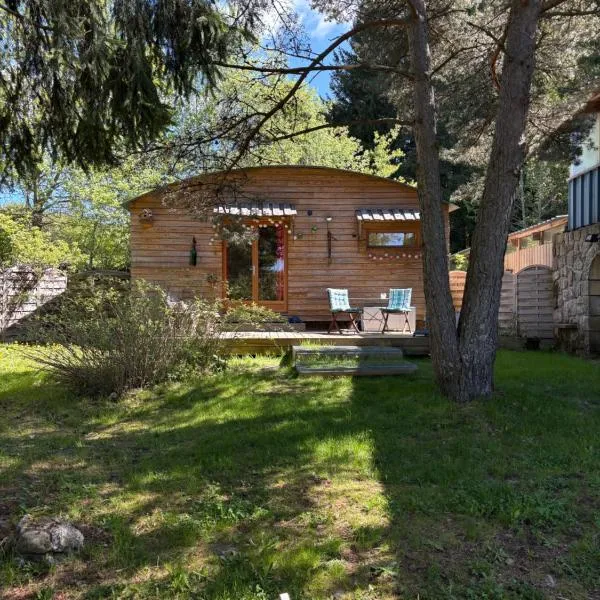 Chalet grenouille Domaine de la Mamounette，位于Champclause的酒店