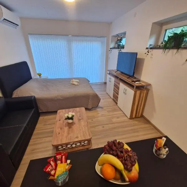 HOLIDAY NEST Family Apart Guest House 26m2 - Mysigt studio för 4 pers，位于赫尔的酒店