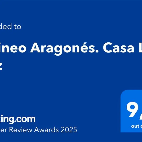 Pirineo Aragonés. Casa La Paz，位于沙比纳尼哥的酒店
