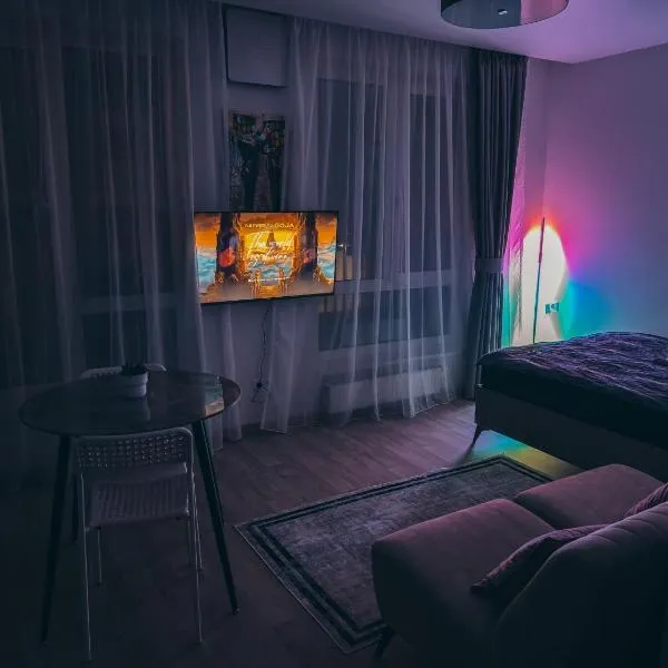 Apartment with a large balcony，位于Kalvarijos的酒店