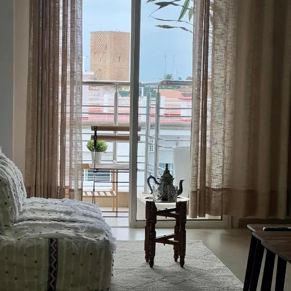 Luxe and Spacious HassanTower View Downtown stay，位于拉巴特的酒店
