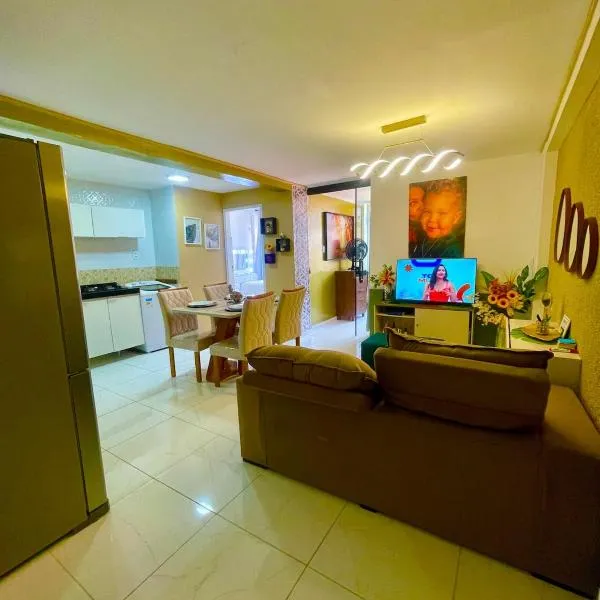 Apartamento de 2 quartos na beira mar com todos os quartos com vista mar，位于福塔莱萨的酒店