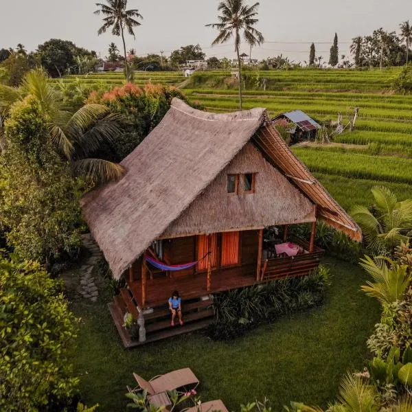 Cute Eco Cottage Near 7 Waterfalls，位于新加拉惹的酒店